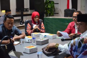 DPRD KABUPATEN PRINGSEWU LAMPUNG TUKAR PIKIRAN TERKAIT PENDATAAN PEMILIH PEMULA MENJELANG PEMILIHAN UMUM