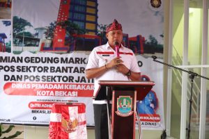 Keliling Wilayah Medan Satria, Tri Adhianto Resmikan SDN Pejuang 7 dan Mako Damkar Kota Bekasi.