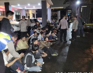 Hendak Lakukan Aksi Tawuran 94 Pelajar Diamankan Polsek Cikarang Selatan