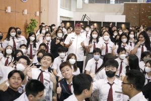 Tri Adhianto Saat Sosialisasi Wawasan Kebangsaan: Pelayanan Pembuatan E-KTP bagi Peserta Didik Akan Selalu Hadir