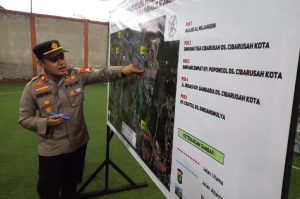 Antisipasi Kemacetan Polsek Cibarusah Lakukan Rekayasa Lalu Lintas