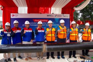 FajarPaper Wujudkan Industri Ramah Lingkungan Terima First Welding Infrastruktur Pipa Gas Bumi dari PGN