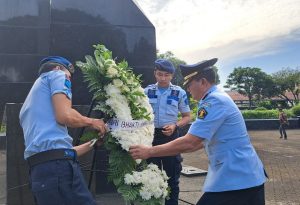 Lapas Cikarang Lakukan Apel Tabur Bunga Di TMP Kota Bekasi,Peringati Hari Bhakti Pemasyarakatan Ke 59