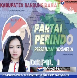 Cleopatra Natalie Aggazy S.H,M.H Maju Kembali Di Pemilu 2024 Dapil I kabupaten Bandung Barat