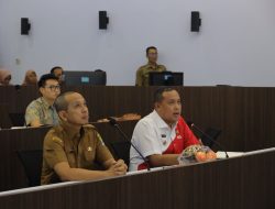 Plt. Wali Kota Paparkan Program Menuju Smart City Tahun 2023 Ke Kementerian Kominfo Lewat Daring.