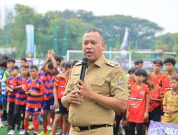 Tri Adhianto Buka Kompetisi Sepakbola Piala Soeratin U-13 dan U-15 Dan Berjanji Beri Apresiasi Kepada Pemain Terbaik
