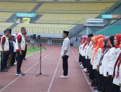Plt. Wali Kota Hadiri HUT PSM ke 48 Tingkat Kota Bekasi di Stadion Patriot Candrabhaga.