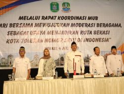 Rakor MUB Bersama FKUB Kota Bekasi, Tri Targetkan Kota Bekasi Nomor Satu Untuk Keberagaman di Indonesia.
