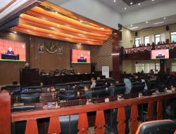 Rapat Paripurna Persetujuan Raperda Menjadi Perda Kota Bekasi Tentang Pelaksanaan APBD
