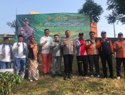 Gandeng Desa Pasir Sari,Polres Metro Bekasi Lakukan Tanam Ribuan Pohon