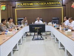 Kembali Silaturahmi Bersama Unsur Forkopimda, Pj. Wali Kota Bekasi Sambangi Polres Metro Bekasi Kota