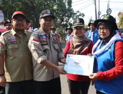 Kadinsos Kukuhkan Petugas Kampung Siaga Bencana Kecamatan Bekasi Timur.
