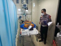 Kecelakaan Tunggal Pengendara Sepeda Motor Di Larikan Kerumah Sakit