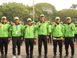 Pj. Wali Kota Bekasi Lepas Kontingen Kota Bekasi Tampil Di Ajang PORPEMDA Ke – XV Kuningan Jawa Barat