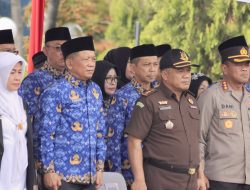 Pimpin Upacara HUT KORPRI, Pj. Wali Kota Bekasi Beri Pesan Agar Tingkatkan Inovasi untuk Melayani Negeri