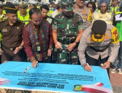 Gelar Pasukan Keselamatan Jaya 2024 dan Pencanangan Aksi Keselamatan Jalan Dilakukan Polres Metro Bekasi