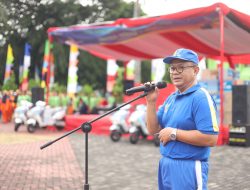 Pj. Wali Kota Bekasi Sambut Antusias Lomba Gerak Jalan Kolaborasi dengan Bank BJB*