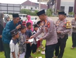 Santunan Yatim dan Buka Puasa Bersama Polsek Cikarang Pusat Berjalan Khitmat