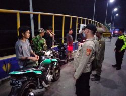 Polsek Cabangbungin Gekar Operasi Kejahatan di Jembatan Ciherang