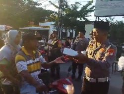 Puluhan Tajil Berbuka Puasa Di Berikan Polsek dan Muspika Tarumajaya