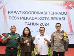 Pj. Wali Kota Bekasi Gani Muhamad Buka Rapat Koordinasi Terpadu Desk Pilkada Kota Bekasi Tahun 2024