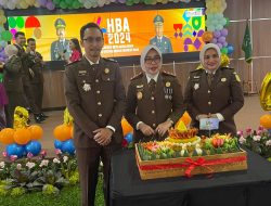 Suasana Khitmat Terlihat Di Kejaksaan Negeri Kab Bekasi Saat Peringati Hari Bhakti Adhyaksa Ke 64