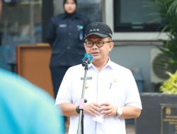 Apel di Lingkungan Kantor Perumda Tirta Patriot, Pj. Wali Kota Bekasi Beri Pengarahan