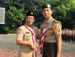 Sekda Pemkot Bekasi Jadi Inspektur Upacara Peringatan Hari Pramuka ke 63 Tahun.