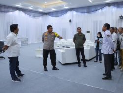 Jelang Pendaftaran Cabup dan Cawabup, Polres Metro Bekasi Cek Persiapan KPUD kab Bekasi