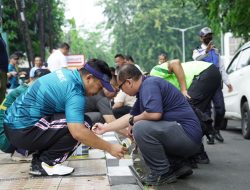 Pj. Wali Kota Bekasi Bersama OPD Grebek K3 Alun-alun M. Hasibuan
