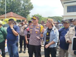 Ratusan Warga Datangi Polsek Ciksel Dukung Penangan Kasus Narkoba