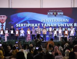 Masyarakat di 6 Kabupaten/Kota Dapatkan 3.256 Sertifikat