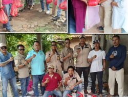 Gandeng Ormas Gemantara,CV.Archa Manik Sagara Berbagi Ratusan Sembako Pada Warga Tidak Mampu