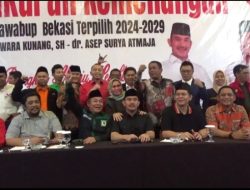 Unggul 45,8 Persen Pemghitungan Secara Real Count Paslon Bupati Ade – Asep Lakukan Sukuran