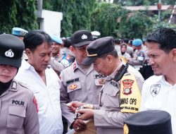 Polres Metro Bekasi Laksanakan Pengecekan Senjata Api dan Surat Izin untuk Menjaga Kedisiplinan Personel