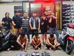 Satreskrim Polsek Ciktim Tangkap 4 Pelaku Spesialis Curanmor, Dua Resedivis Sakemba Jakarta Pusat