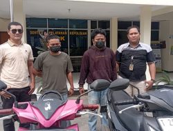 Luar biasa!! Polsek Sukatani Berhasil Amankan 2 Maling Motor Dalam Waktu 2 Jam.