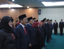 Pj. Wali Kota Bekasi Kukuhkan Pejabat Struktural Eselon II,III,IV