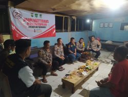 Ngopi Kantibmas Bersama Fokdarkatibmas Kecamatan Cikarang Pusat di Lakukan AKP Elia Umboh