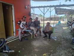 Bhabinkamtibmas Desa Karang Satria, Kunjungan ke Tim Kemenangan Ade Kuswara – Asep Surga Atmaja