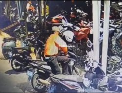 Sepeda Motor Hilang di Parkir Khusus Ojol Mal Living Word Grenswis Tambun Hanya Butuh Waktu Lima Detik