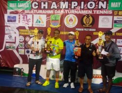 Pelti Kab Bekasi Gelar Turnamem Tenis, Unilever Tennis Club Bersama H.Hendi & Fidel Sabat Gelar Juara