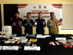 Satresnarkoba Polres Metro Bekasi Gulung Jaringan Narkoba Lintas Wilayah, Enam Tersangka Diamankan