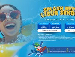 WATERBOOM LIPPO CIKARANG TAWARKAN PROMO “SPLASH HEMAT LIBUR SEKOLAH”, TIKET MULAI RP 42.000