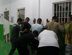 Lapas Kelas IIA Cikarang Sidak Blok Hunian dengan Menggandeng APH
