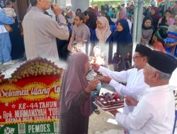 Genap Usia 44 Tahun Kades Segara Makmur Nurmansyah Mengadakan Syukuran Dan Pemberian Sembako