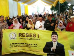 Dewan Haji Marjuki Helat Reses di Desa Sukadanau