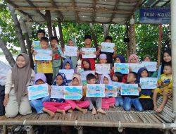 Tawa Anak Sembilangan Sambut “Jelajah Literasi” TBM El Rumi dan GAMS