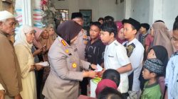 *Safari Katibmas dan Jum’at Berkah, Polres Metro Bekasi Bersama Hajah Ratu Salamah Bagikan 500 Paket Sembako Untuk Masyarakat dan Tokoh Lingkungan*