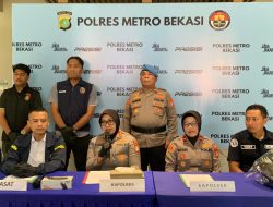 Polres Metro Bekasi Ringkus Tiga Pelaku Penyiraman Air Keras di Tambun Selatan